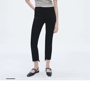 rag & bone 24 Flexi Wren Ankle-Length Slim Jean Women's Black Skinny Jeans